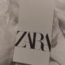 Zara White Linen Top,  New With Tags Image 2