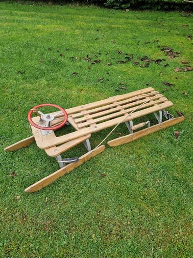 Wooden sled