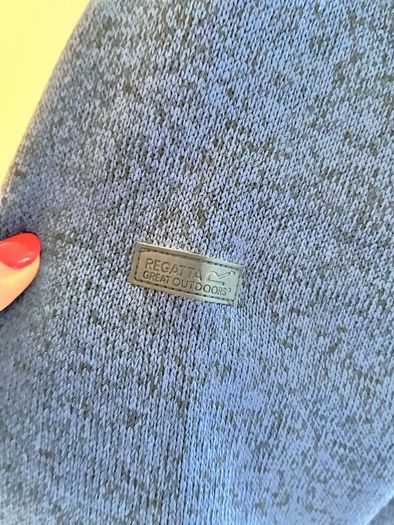 Regatta Womens Mellrey Full Zip Fleece Jacket Navy Blue Size UK 12 / EU 38
