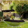 Portable Black Double Hammock Bed For Relaxing Image 2