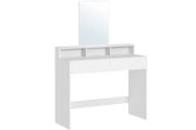 Dressing table with large mirror
