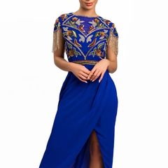 Lollies Embellished Midi Dress