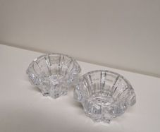 Glass Candle Holders -
