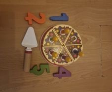 wooden junior birthday cake