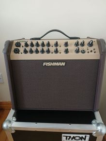 Fishman Loudbox Artist and Thon Flight case