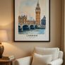 London Wall art print, Travel Art Poster Image 9
