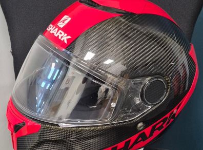 Shark Carbon Helmet Red/Black Size L