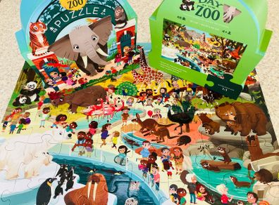 Kids Zoo Puzzle 48 Pieces (Age 4+) - Complete & Great Condition