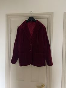 Wine velvet Jacket