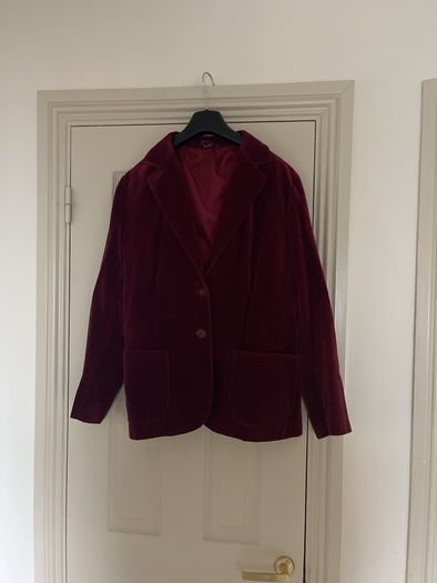 Wine velvet Jacket