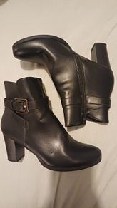 Black ankle boots