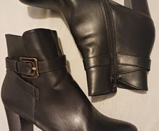 Black ankle boots