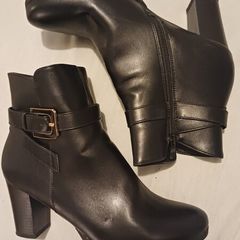 Black ankle boots