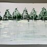 Monochrome landscape painting Image 4
