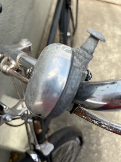 1930s humber men's bike push button bell. Brooks saddle. 3 speed  Gears
