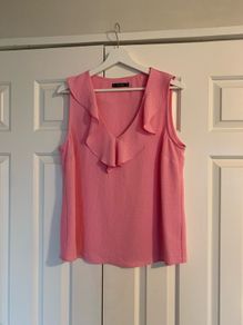 Dunnes Stores Pink Ruffle Top