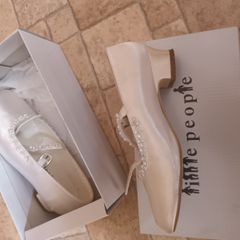 Communion white shoes size 1 girls