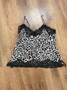 Leopard print camisole