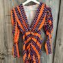 Orange/Blue Dress - M Image 5