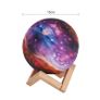 16 Colors LED USB Star Galaxy Moon Lamp w/ Stand Remote 3D Bedroom Night Light Image 2