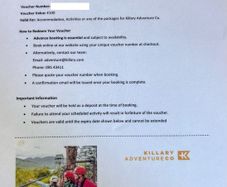 Killary Adventure Center Vouchers