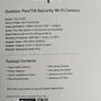 Outdoor Security Wi-Fi Camera Like New Image 3
