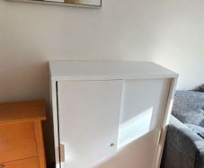 Ikea white metal cabinet new price 215 euros