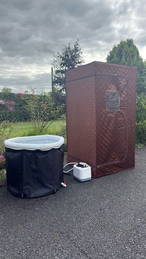 Portable Steam Sauna + Ice Bath