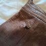Vintage 80s Dark Brown Leather Trousers Image 3