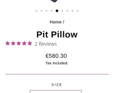 pit pillow