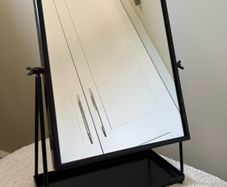 IKEA Karmsund black table mirror