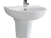 Clearance: Verona Round 55cm Basin & Semi Pedestal