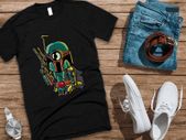 Minion Boba Fett t-shirt minions t-shirt star wars t-shirt mandalorian t-shirt