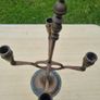 Vintage Brass Candlestick Peerage England Image 3