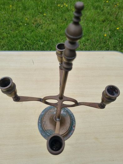 Vintage Brass Candlestick Peerage England