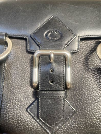Vintage Chesneau Black Leather Bag