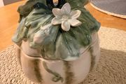 Fitz and Floyd Caprese Market Gourd Lidded Bowl