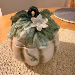 Fitz and Floyd Caprese Market Gourd Lidded Bowl