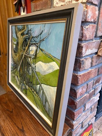 Original oil painting - Albert B Ogden