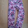 Girls patterned jeans, age 4-5 Image 3