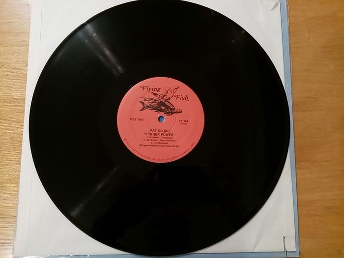 Pat Cloud - Higher Power. 1983. US Pressing. Flying Fish Label Lp. Vinyl. Record. Album. Banjo. Jazz.