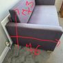 Pull out couch/sofa bed Image 2