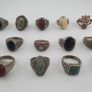 Bohemian Antique Jewellery Bundle 15 Mixed Brass Statement Rings Image 6