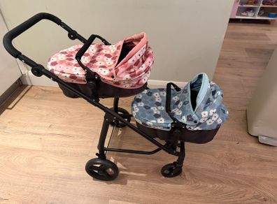 Double Dolls Pram