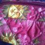 Pink Make up bag with sun design Image 3