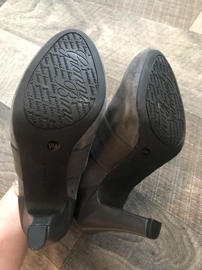 Grey Suede Boots Size 7 New