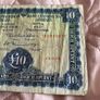 1974 Irish Ten Pound Note  Lady Lavery Image 2