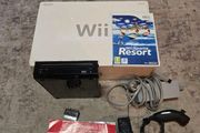 Nintendo Wii Black Console Boxed With Wii Sports Resort