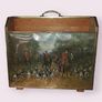 Vintage 'Hunting Scene' Magazine Rack Image 4