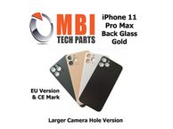 main image for ad iPhone 11 Pro Max Back Glass Replacement Rear Battery Cover with Adhesive Gold